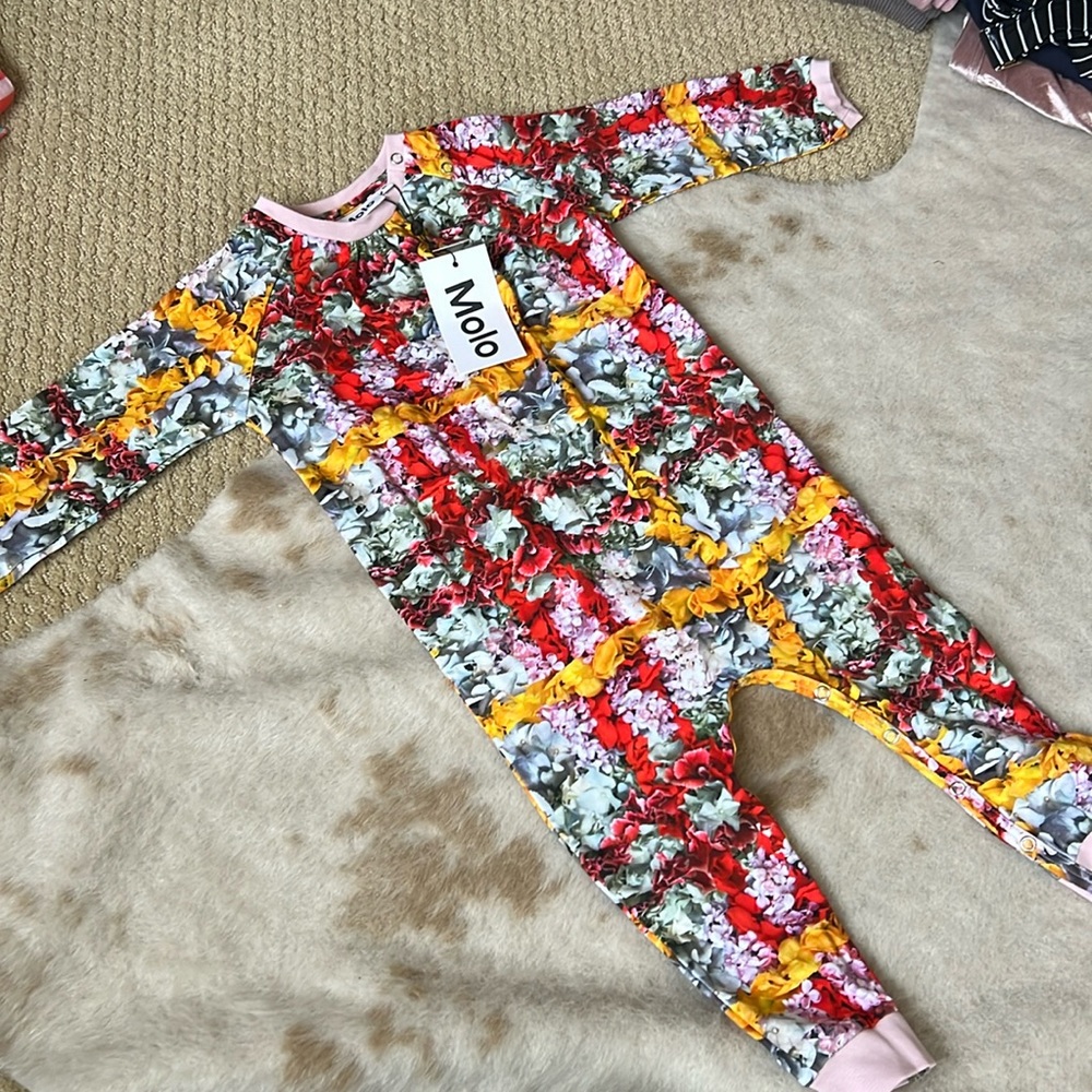 Molo Colorful Floral Kids One Piece